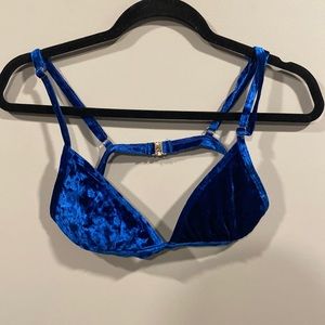 velvet bathing suit top